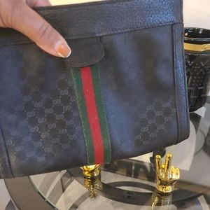 Black Vintage Gucci Small Clutch